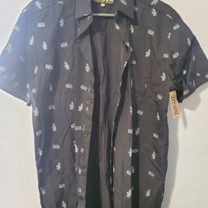 Rogue Ales Button Up Tee